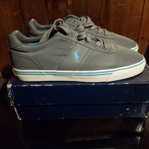 Polo by Ralph Laurel Hanford Grey Tech Nylon Shoes